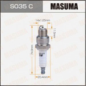 Свеча зажигания MASUMA NICKEL BP6HS (4511)