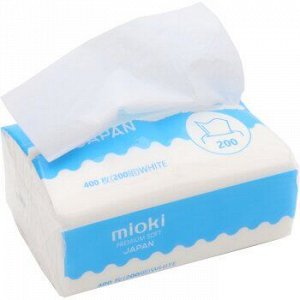 Салфетки бумажные Mioki, мягкая упак 200 шт (1/100)