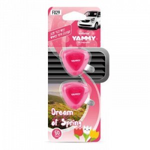 Ароматизатор на дефлектор YAMMY жидкий &quot;Dream of Spring&quot; (1/12/144)