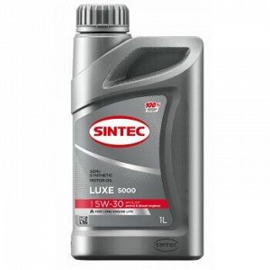 Масло моторное SINTEC LUXE 5000 5W30 SL/CF полусинтетика 1л (1/12)