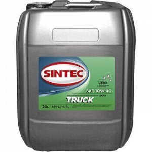 Масло моторное SINTEC TRUCK 10W40 CI-4/SL, E7-12 полусинтетика 20л