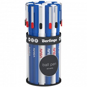 Ручка шариковая Berlingo ""Ad Astra"" синяя, 0,7мм, рисунок на корпусе, ассорти