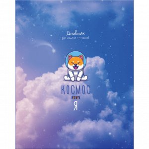 Дневник 1-4 кл. 48л. ЛАЙТ BG ""Космос - это я"", матовая ламинация