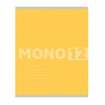 Тетрадь школьная 12л., КЛЕТКА BG &quot;&quot;Mono 12&quot;&quot;