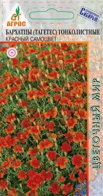 Бархатцы тонколистные Красный Самоцвет (Код: 90812)