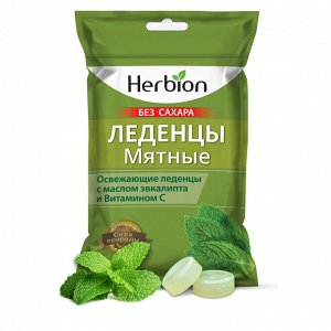 Аптека Россия Herbion Леденцы Б/Сахара Со Вкусом Мяты 2,5г №25 (Бад)