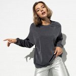 Свитшот Привычка быть стильной (грэй)