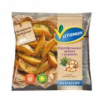 Картофельные дольки с укропом