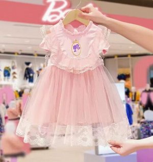 Платье розовое Барби