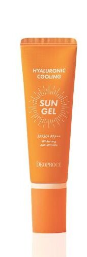 Легкий освежающий солнцезащитный гель с гиалуроновой кислотой  HYALURONIC COOLING SUN GEL SPF 50+ PA+++  "