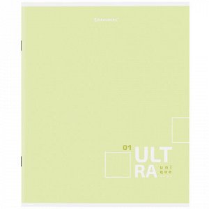 Тетрадь А5, 80 л., BRAUBERG скоба, клетка, обложка картон, "Пастельная" Pastel Tone, 404411