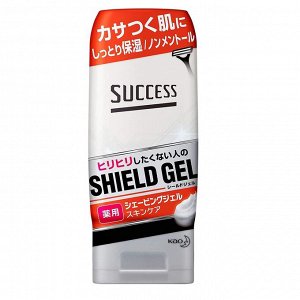 Увлажняющий гель "Success" для бритья «Гладкое скольжение» для бритв с двойным лезвием (без ментола) 180 г / 24