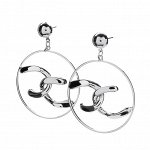 Серьги Moon Paris, Ringo, с подвеской, MR-21.11-273 (серебристый)