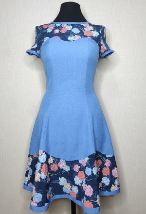 Платье Melissena 800 голубой