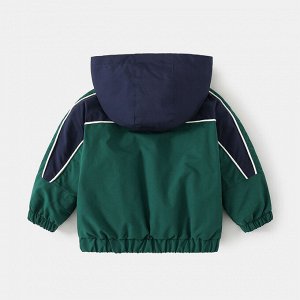 WAPYPY Куртка для мальчика, цвет темно-синий/темно-зеленый