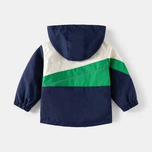 WAPYPY Куртка для мальчика, цвет темно-синий/зеленый