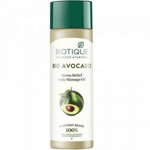 Bio Avocado Stress Relief Body Massage Oil/Биотик Био расслабляющее Масло С Авокадо 210мл