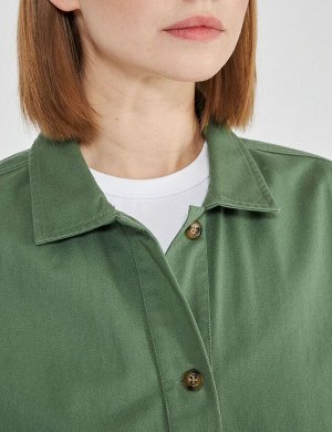Куртка-рубашка Цвет: Зеленый