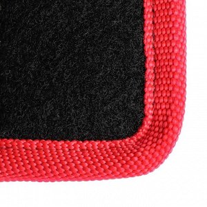 Органайзер кофр в багажник автомобиля, саквояж, EVA-материал, 70 см, красный кант