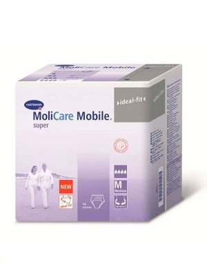 Хартманн МолиМед Трусы-подгузники HARTMANN MoliCare Mobile super ideal-fit, 14 шт, размер в ассортимпенте
