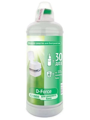 Д-Форс Средство биотуалета от запаха D-Force Green 1,8л .