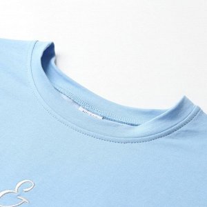 Комплект (футболка, шорты) женский MINAKU: SPORTY &amp; STYLISH цвет голубой