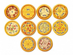Развивающая игра "Дроби-пицца"