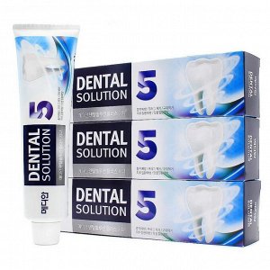 Зубная паста с комплексным действием 5 этапов ухода за зубами Median Корея