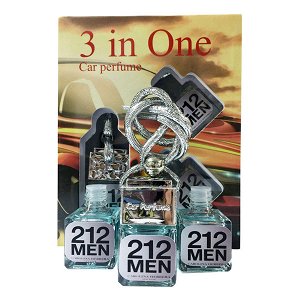 Car perfume Carolina Herrera 212 Men 3 in One 10 ml