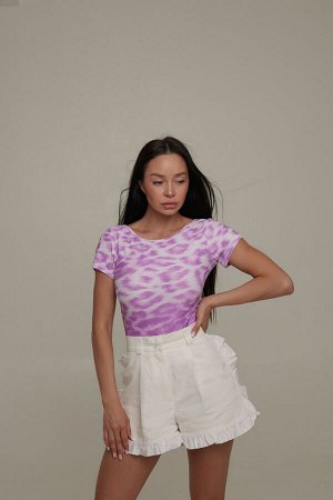 Боди Feline Short Sleeve Violet