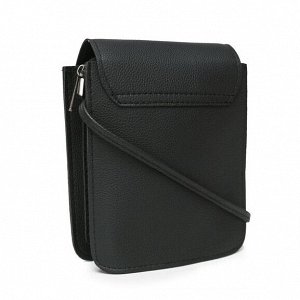 GRIZZLY Женская кожаная сумка-планшет, маленькая сумка через плечо, черный
