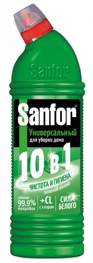 Чистящее средство Sanfor Universal Зеленое яблоко 750 мл