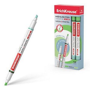 Текстовыделитель Visioline V-16 Neon+Pastel зеленый 56016 ErichKrause