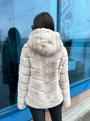 Куртка Шубка из меха бобрика, капюшон, длина 65 см, Модель «куртка»
Размеры 44,46,48,50,52