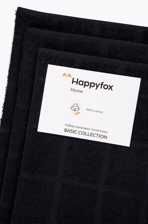 Набор махровых полотенец 3 шт Happy Fox Home