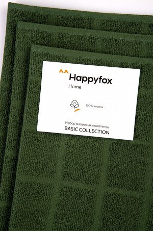 Набор махровых полотенец 3 шт Happy Fox Home