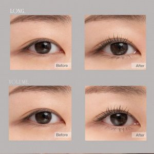 Удлиняющая стойкая тушь для ресниц Rom&Nd Han All Fix Mascara L01 Long Black
