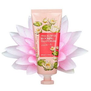 Farm Stay Крем для рук c водяной лилией FarmStay Pink Flower Blooming Hand Cream Water Lily, 100мл