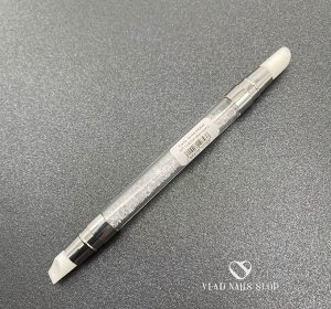 Кисть  силиконовая №5 пластиковая ручка