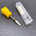 Фреза керамическая конус красно-желтый