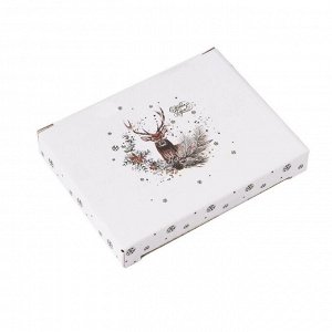 Подставка под чайный пакетик Доляна «Лесная сказка», 12x9x1,5 см, цвет белый
