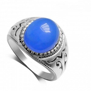 Кольцо Описание: Камень:15*10 мм. Цвет: тёмно-синий.