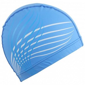 Шапочка для плавания взрослая ONLYTOP, тканевая, обхват 54-60 см, цвета МИКС