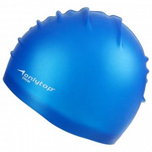 ONLITOP Шапочка для плавания взрослая ONLYTOP, силиконовая, обхват 54-60 см, цвета МИКС