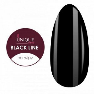 Гель-краска UNIQUE Black Line no wipe чёрная 5г