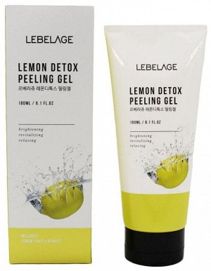 LEBELAGE Пилинг гель Lemon Detox Peeling Gel, туба, 180 мл