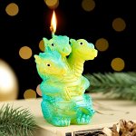 Свеча фигурная &quot;Дракон трёхглавый&quot;, 6х5х8,5 см МИКС