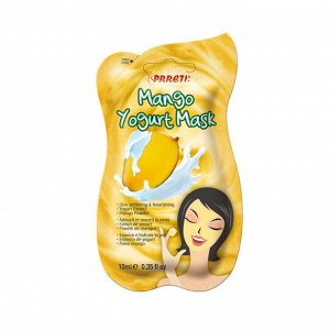 Йогуртовая маска для лица с экстрактом манго "Prreti Yogurt Mask" 10 мл