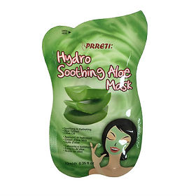Увлажняющая гель-маска для лица с экстрактом алоэ-вера "Prreti Hydro Soothing Mask" 10 мл