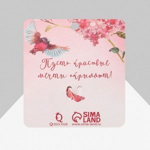 Queen fair Брошь &quot;Божья коровка&quot; мини, цвет фиолетовый в золоте